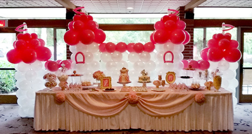 Princess dessert table artwork for girl